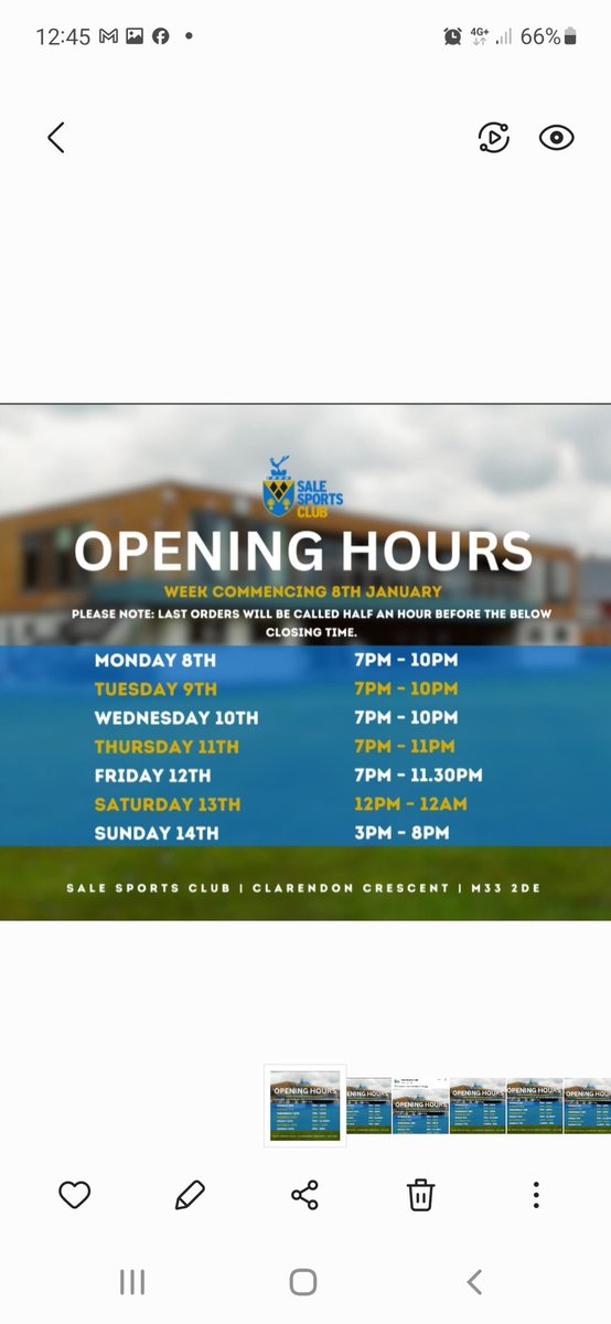 Sale Sports Club tweet media