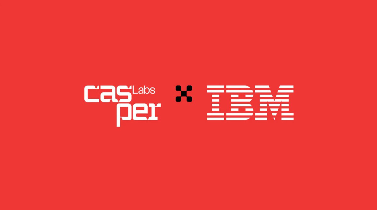 $IBM and $CSPR today announced they will work to help clients leverage blockchain to gain greater transparency and auditability in their AI systems. Together, Casper Labs and IBM plan to develop a new solution, designed with blockchain and built leveraging IBM…