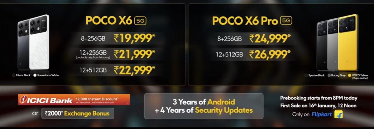 what a great move by @IndiaPOCO @Himanshu_POCO 

Really Pricing made us very MAD 😈

:) POCO Can Beat Only a POCO 💛

#POCOX6Series #MadeOfMAD

#TheUltimatePredator #TheHuntBegins
