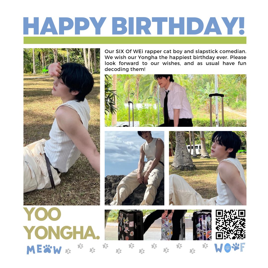 SIXofWEi's tweet photo. 😺 20240111 HAPPY YONGHA DAY 😺

💙 HAPPY BIRTHDAY YONGHA 🤍

#HAPPYYONGHADAY
#겨울에_태어난_뽀냥이_용하의_생일 https://t.co/FHzjuIcHih