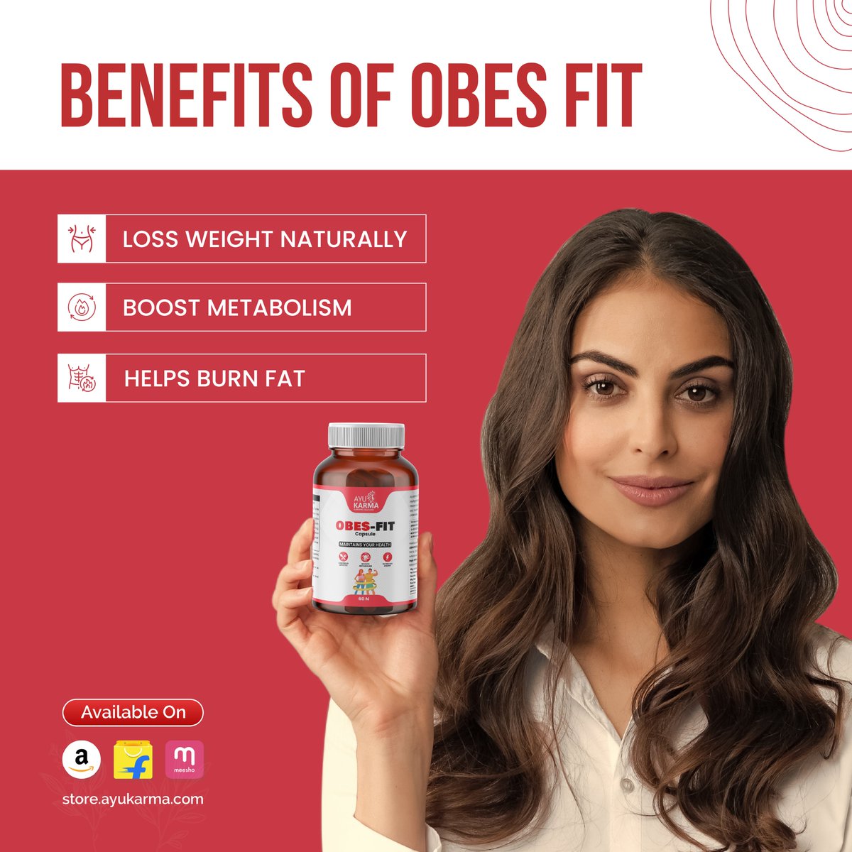AyuKarmaStore's tweet photo. Are you looking for a game-changer in your weight loss journey? Try our Newly Launched "OBESE FIT" and Lose a few kilos Naturally. Say hello to a new, healthier you 
Buy Now:  https://t.co/yE4ClnrHIS

#weightloss #weightlossjourney #Ayurveda #ayukarma #karmaayurveda https://t.co/WGPLEZvIrw