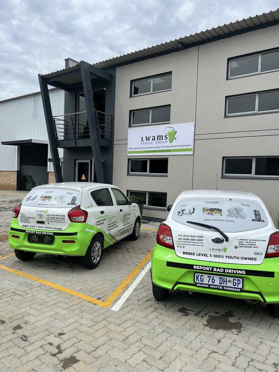 LwamsAG's tweet photo. Lwams Africa Group HQ. Plastic Injection Mouding | 3D Printing | Polyurethane Casting | Electrical Engineering | General Industrial Supplies https://t.co/7aL2o1o0mV