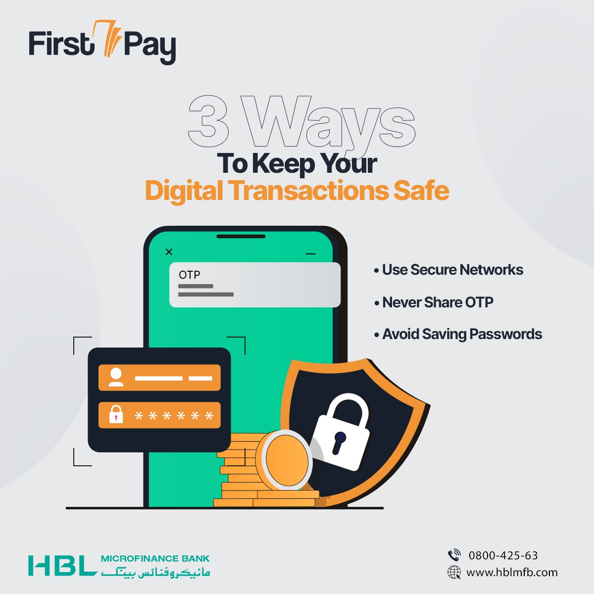 HBLMfBDigital's tweet photo. To ensure the security of your digital transactions, it's essential to be mindful of certain tips and tricks. Follow the mentioned guidelines, and feel free to share any additional insights you may have.
#FirstPay #FirstPayMobileWallet #SafeDigitalTransactions https://t.co/IJ2do8GiOj