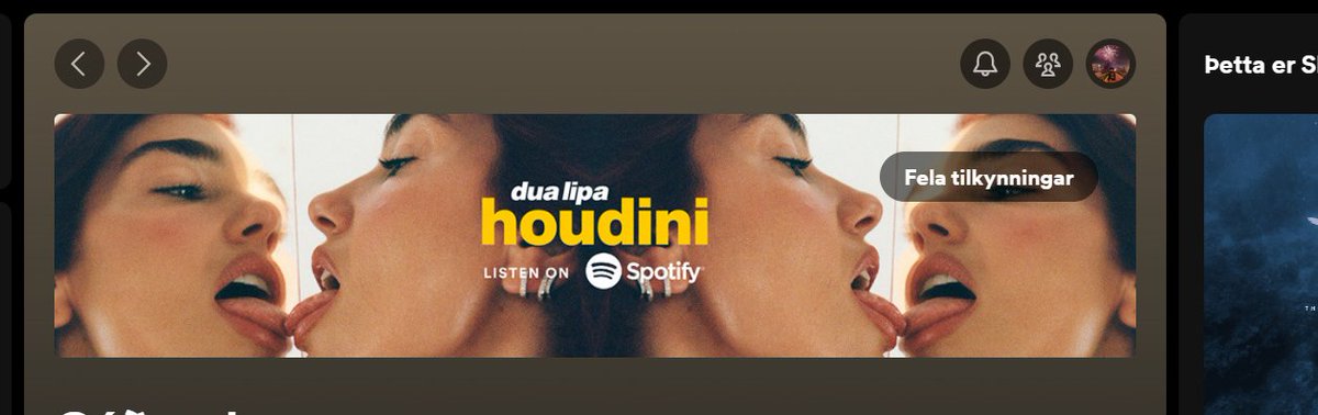Ég er í alvöru bara að reyna að hlusta á Spotify í vinnunni en ekki horfa á klám.