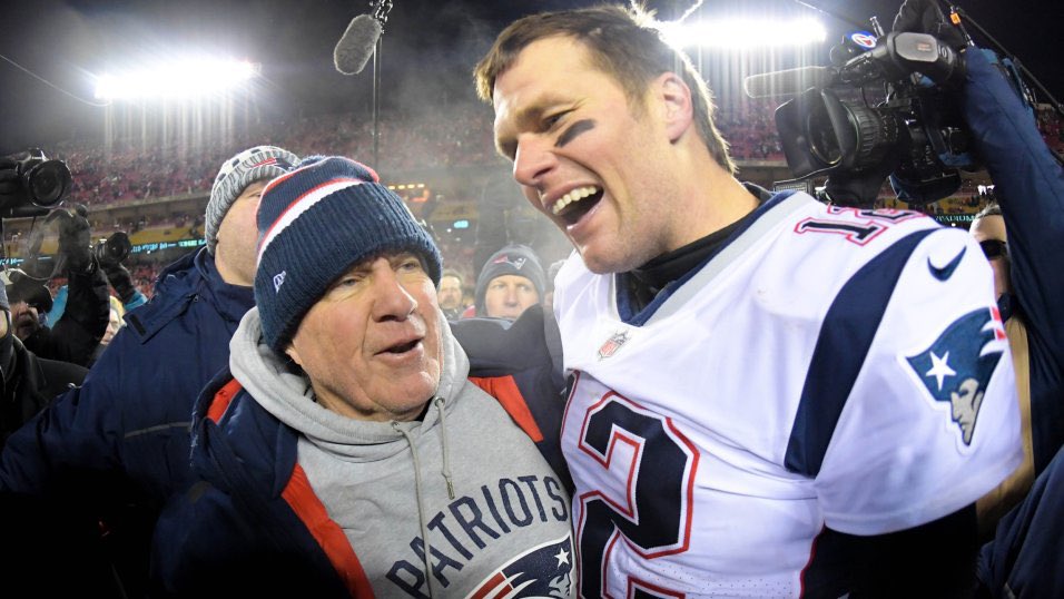 Savageboston's tweet photo. We really got to watch Belichick and Brady for 20 years.  

HOW LUCKY WERE WE???!! 🥺🙌 https://t.co/KJQkgB7Ita