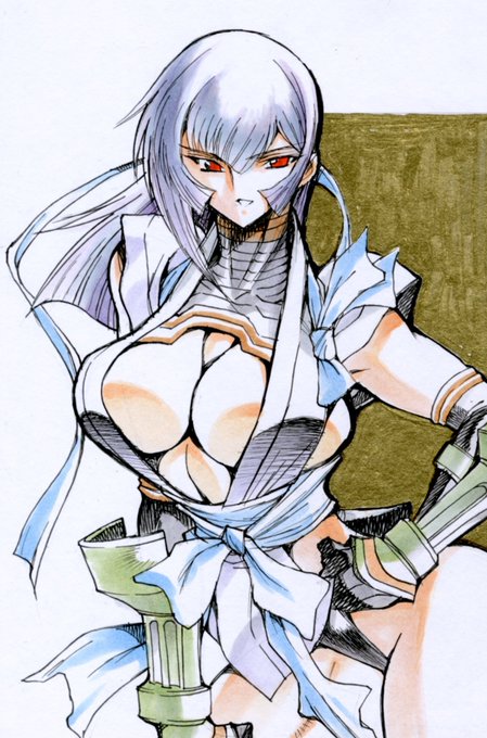 #アナログ画 
以前、友人に渡したミニ色紙です。

今はアメリカにあるはず。 