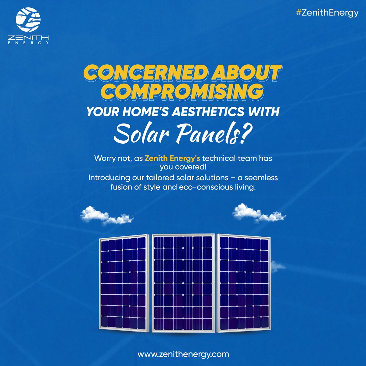 ZenithEnergy9's tweet photo. Transform your home with the power of the sun without sacrificing style! ☀️
Fear not! Zenith Energy's tailored solar solutions strike the perfect balance between elegance and eco-conscious living.

Contact:
📱+91 7075756795

#ZenithEnergy #sunmatters #SuccessStory #SolarPower https://t.co/73uUMeIm5e