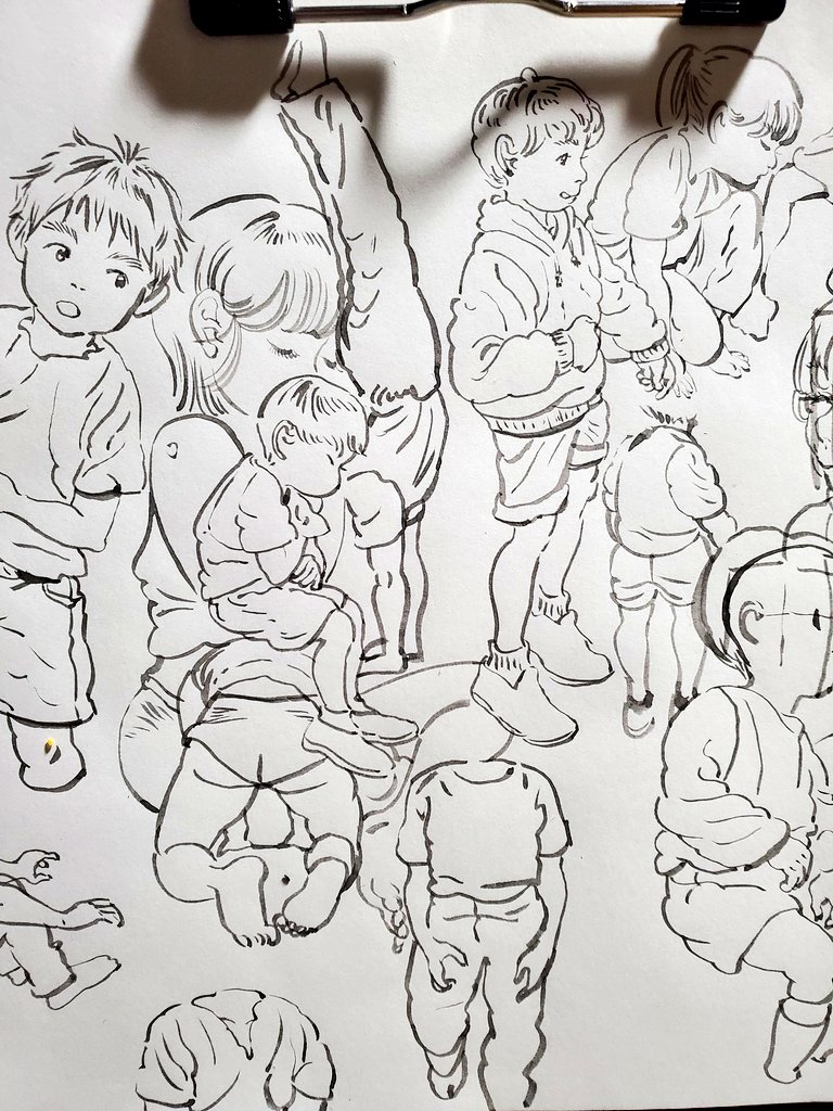 たまには墨と筆で 