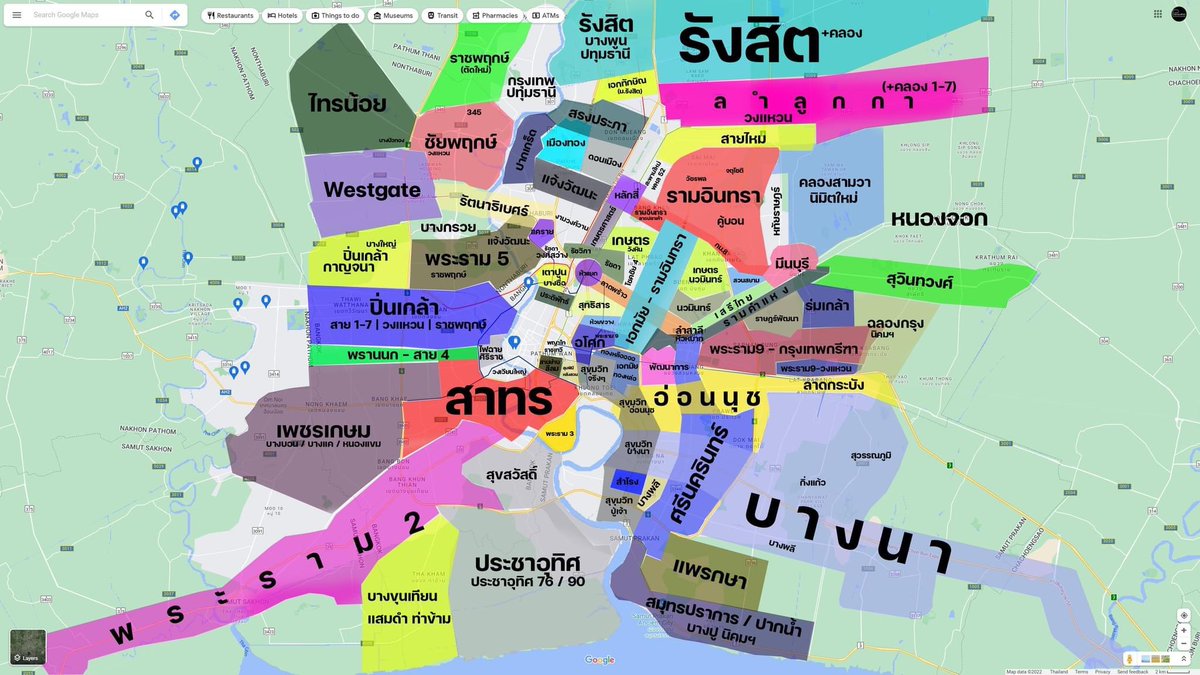 นึกถึงแผนที่อันนี้ โครงการเขียนว่าย่านนี้นะ แต่ของจริงอยู่อีกฟากนึง เน้นบอกโลเคชั่นที่ดึงดูดคนไว้ก่อน 555555
