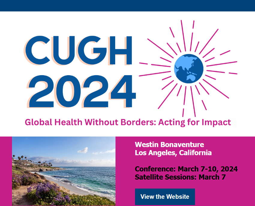 Act fast! The early bird registration deadline for the #CUGH2024 #Conference is January 31st. Grab your spot, register, and explore more about this exciting event: cugh2024.org. See you there!! @CUGH_TAC @keithmartinmd