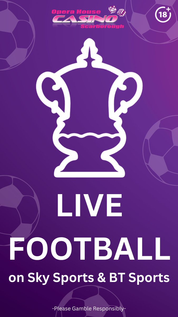 It's finally the weekend and we have got plenty of matches for you to watch. Come in and grab a pint for only £4 until 11pm, cosy up in our casino lounge and watch all the games on our TV screens.
* Over 18's only
#premierleague #ChampionsLeague #football #sports #scarborough