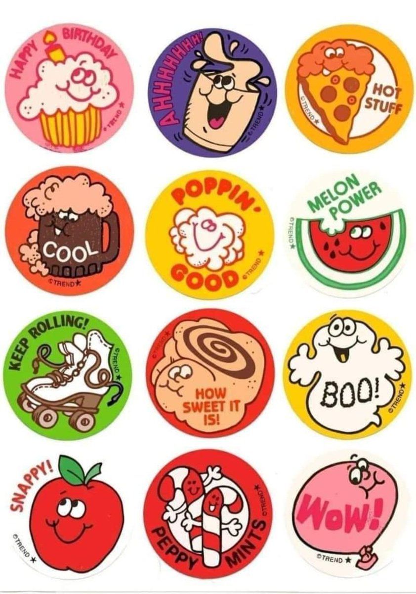 Good morning folks! As a GenXer, I can smell this picture. 'HAPPY BIRTHDAY' was the BEST! What was yours? Post a pic!
#GenX #scratchandsniff #stickers #oldschool