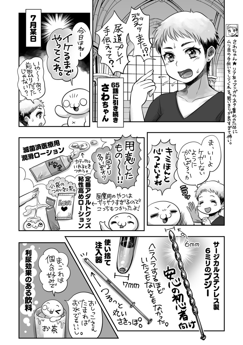 尿道でイケるようになった漫画家の実話😇2/3 