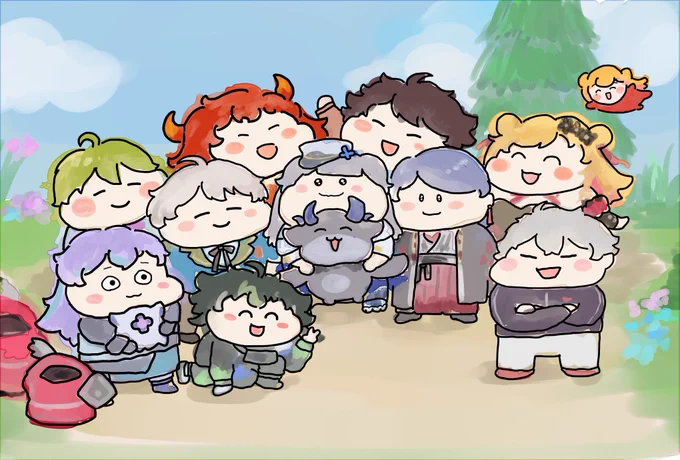 #でびるさまにささげるえろる集合写真、、! 