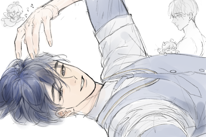 오뱅알!! 뱅 보면서 낙서