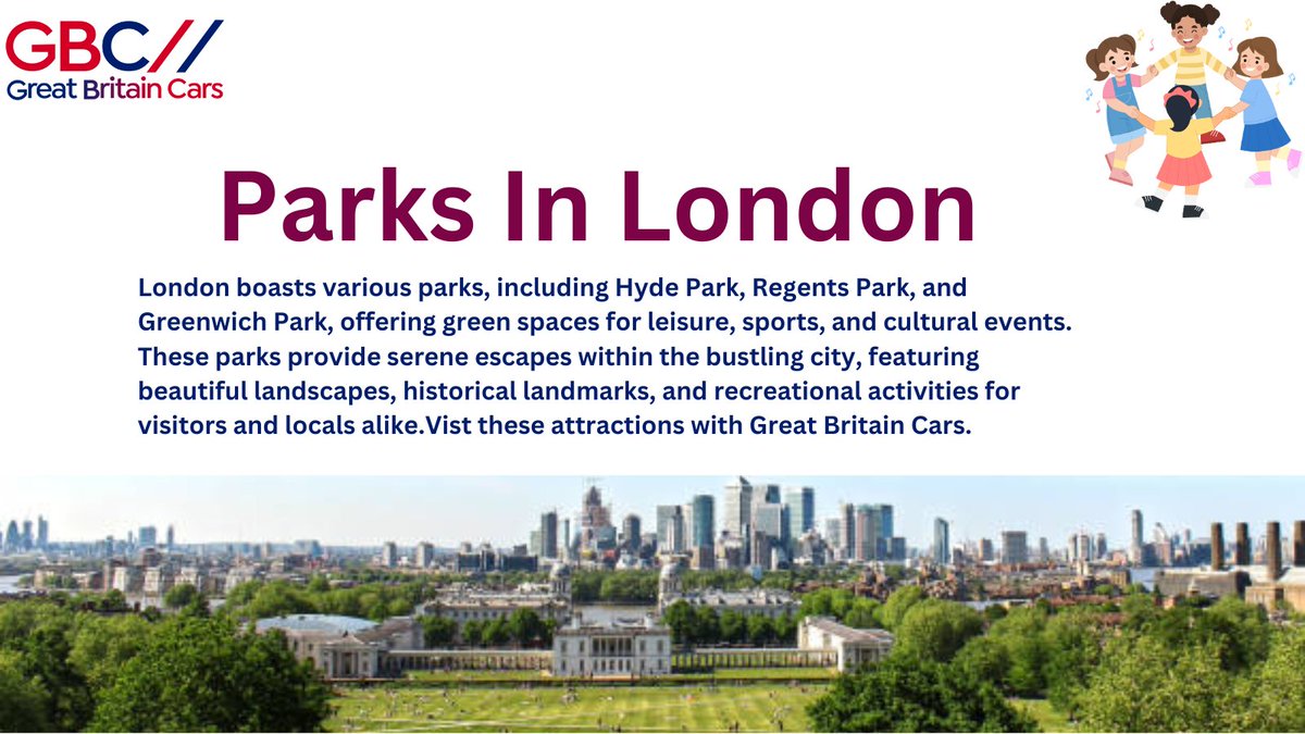 G_BritainCars's tweet photo. Book your journey with Great Britain Cars for a seamless journey.
Visit our page: https://t.co/aHVrSARded
#parksinlondon https://t.co/IF2w9fT2hy