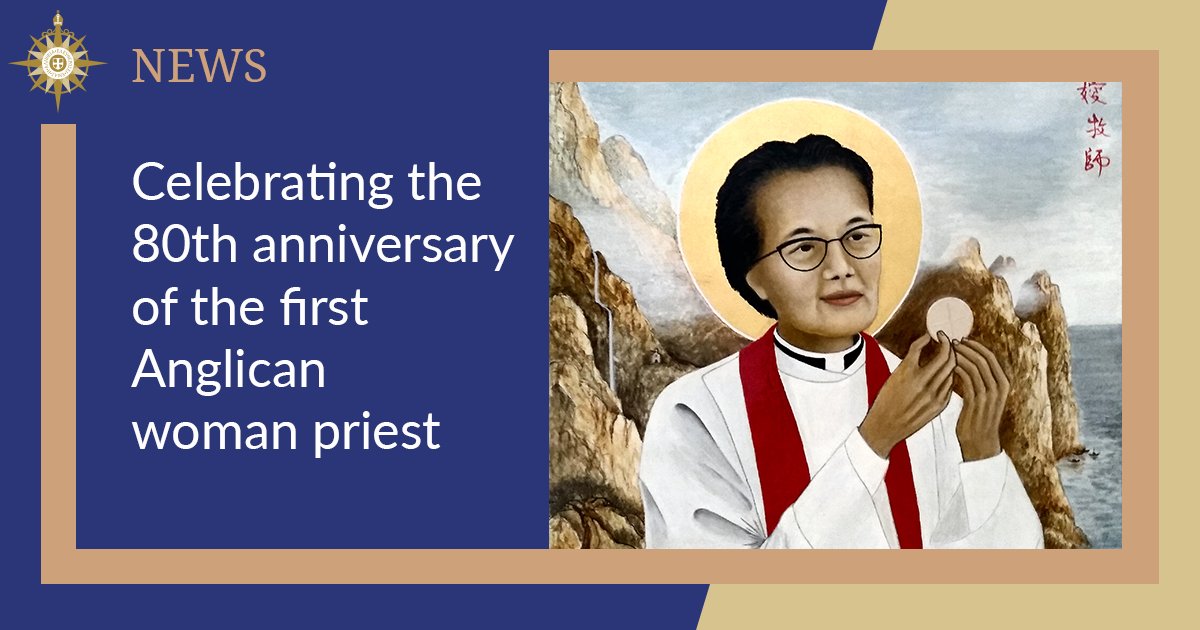 AnglicanWorld's tweet photo. A service to celebrate the 80th anniversary of the ordination of Florence Li Tim-Oi is to be held at St Martin-in-the-Fields, Trafalgar Square, London, on Thursday 25 January. 
Full article: https://t.co/f4cnieoApf
#AnglicanNews #Anglicans https://t.co/uykDwBiFfi