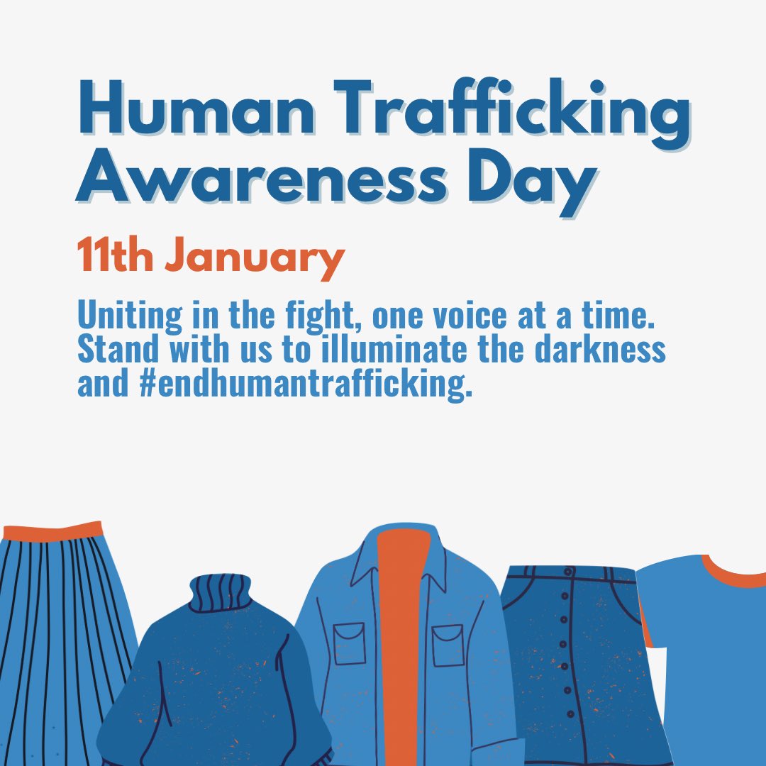 Today is #NationalHumanTraffickingAwarenessDay, a day to educate ourselves and raise awareness about the hidden horrors of human trafficking. Let's stand in solidarity, spread the word, and ignite change. Together, we can make a difference. 💙 #EndHumanTrafficking #stxspeaks