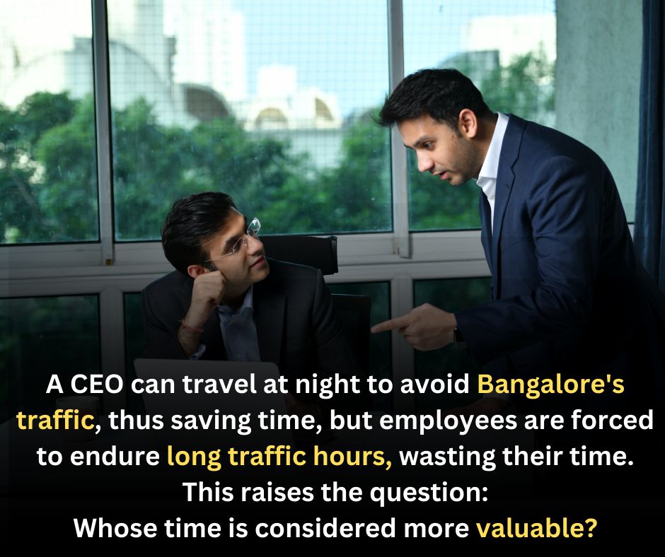 flowaceapp's tweet photo. The ZOHO CEO travels at night in Bangalore to avoid traffic, valuing his time.

#CEO #CEO2024 #Productivity #TCSQ3 #Vamika #SuchanaSeth #SuchanaSeth https://t.co/0WTRrP0Xga