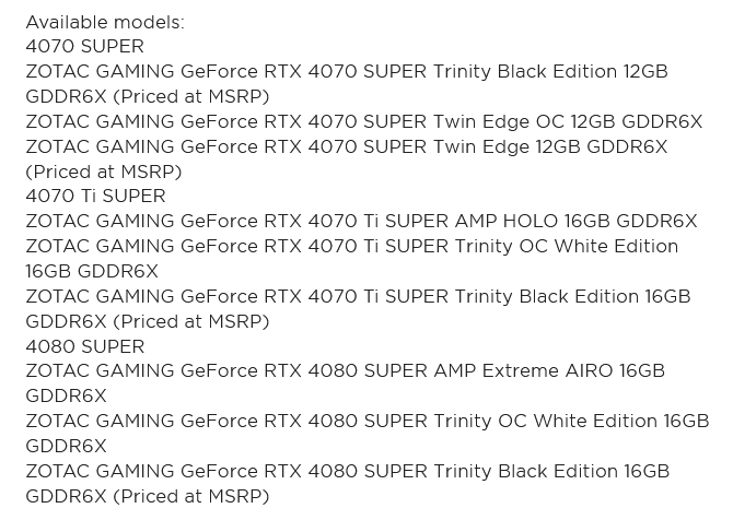 Zotac GeForce Rtx 4070 Ti Trinity OC White Edition