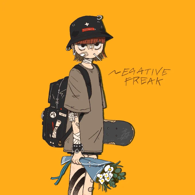 #イラスト #イラストレーションの日2024   {NEGATIVE FREAK}