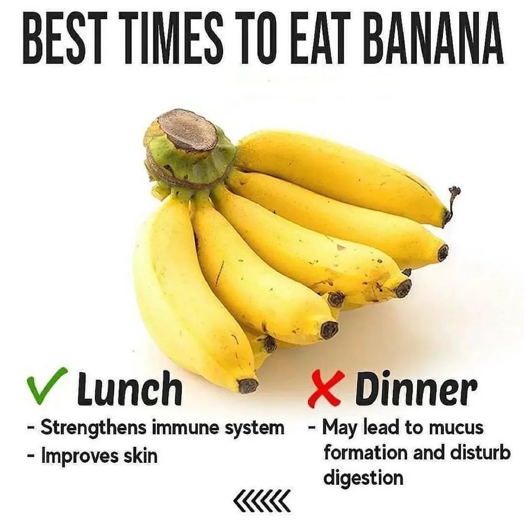 The_Life_Pad's tweet photo. The best time to eat certain Foods! things you never knew

1. Banana https://t.co/sKnmXGUF48