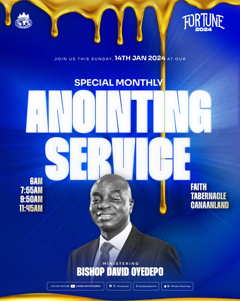 ft_canaanland's tweet photo. Isaiah 10 vs 27 says 'And it shall come to pass in that day, that his burden shall be taken away from off thy shoulder, and his yoke from off thy neck, and the yoke shall be destroyed because of the anointing.' https://t.co/Ai22tNzRX6