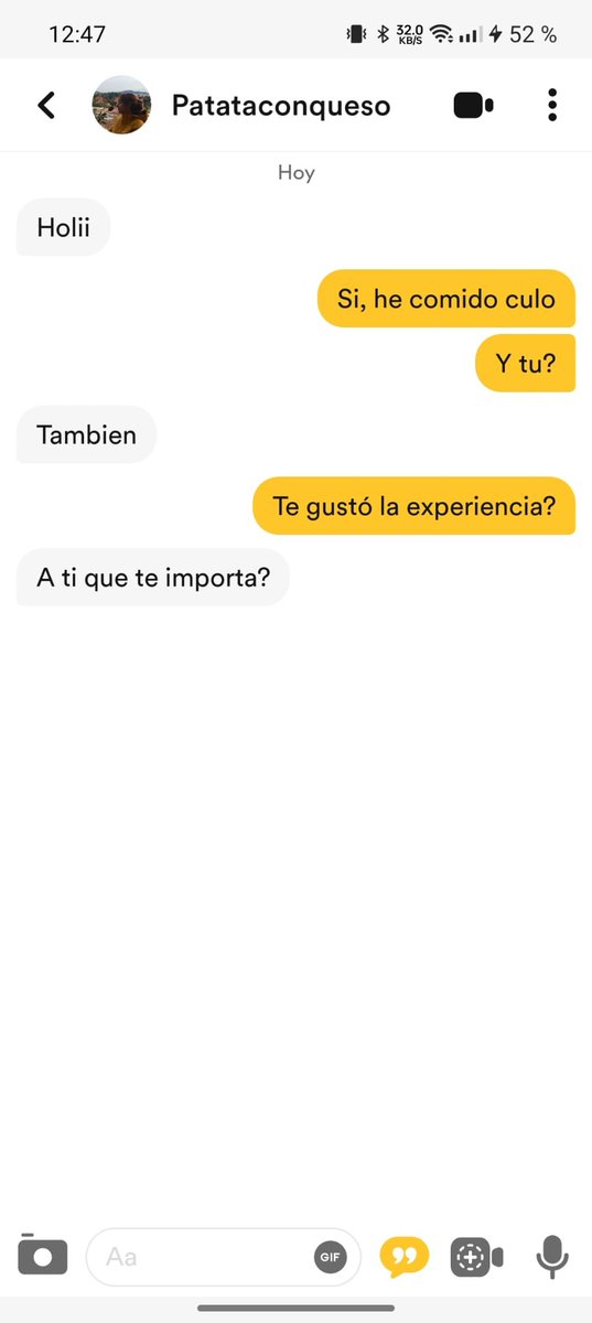 Me he encontrado con esto y no se si es que no sé hablar con las mujeres o que