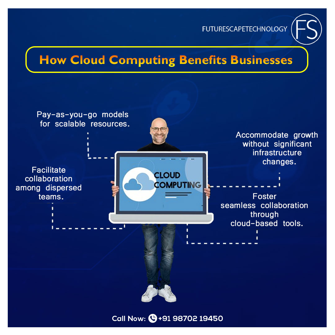 Transforming industries, one byte at a time! Explore the game-changing benefits as businesses soar higher with cloud computing. ☁️🚀

#fstech #CloudComputing #CloudTech  #HybridCloud #CloudSecurity #Serverless #MultiCloud #EdgeComputing #SaaS #IoTCloud #mumbai #india