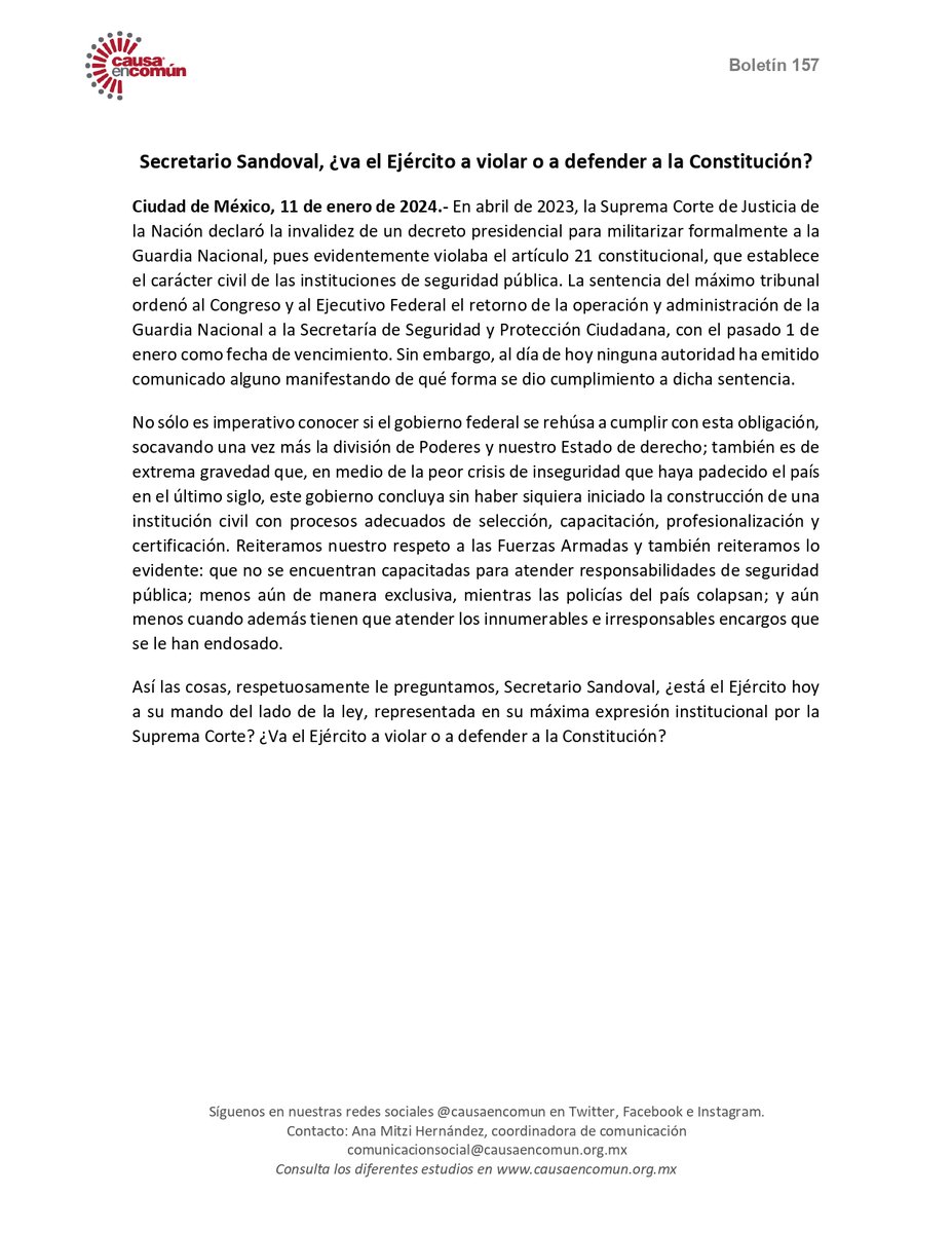 Causa en Común tweet media