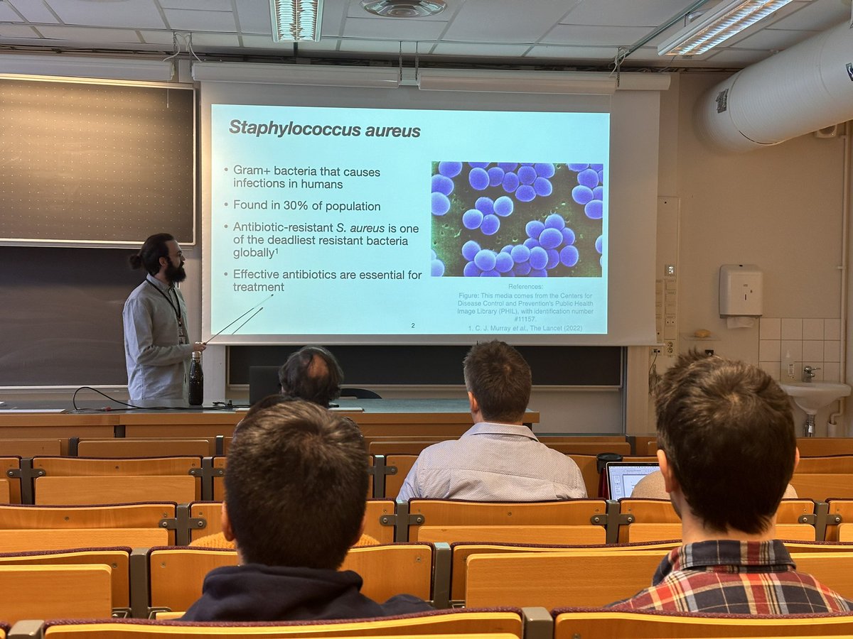 UAC_UU's tweet photo. Today we celebrate another milestone! PhD student Adrian González López presented his half-time seminar, with great results looking into #FuscidicAcid resistance via #FusB protein, including #structuralbiology and #invivo ribosome tracking methods.
Congrats!! https://t.co/Yyi6K1WhUL