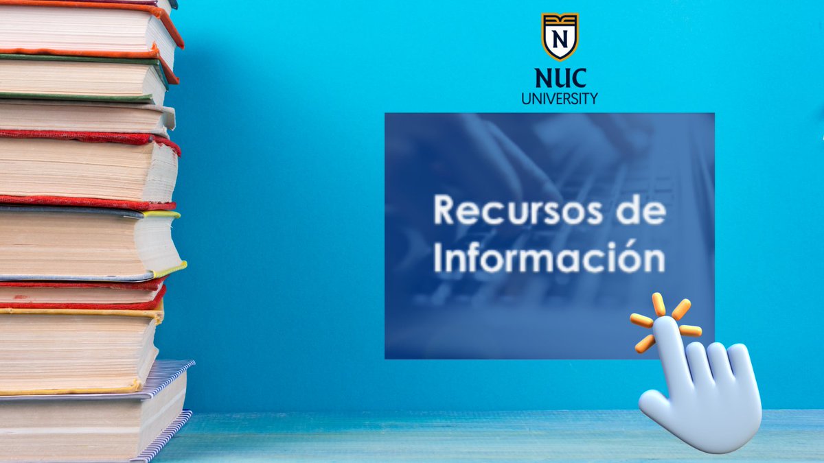 nucbibvirtual's tweet photo. La Biblioteca Virtual ofrece recursos de información a sus estudiantes y facultad de NUC University. Explora nuestras bases de datos donde conseguirá, libros, artículos de revistas, videos, ¡entre otros! https://t.co/DnW8LLC4LH #BibVirtual https://t.co/cMrZrPtgEI