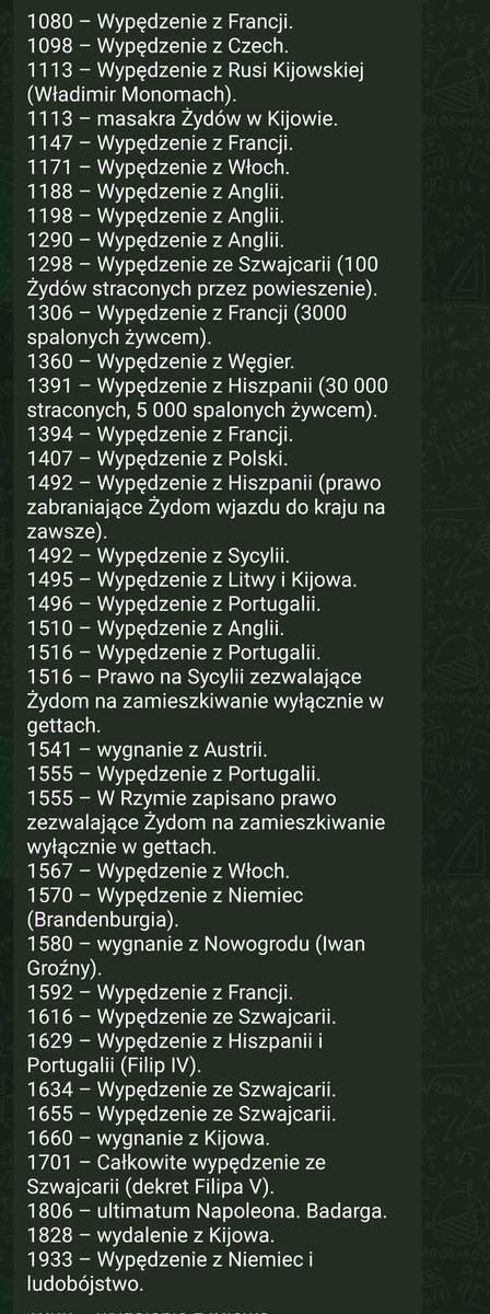 TBKatolikiem's tweet photo. Krótka historia Żydów w Europie. Co jest w tym narodzie takiego, że gdziekolwiek się pojawi rodzi się i narasta konflikt z otoczeniem? Podsumowanie z okazji zbliżających się dni Judaizmu w Kościele Katolickim. https://t.co/tuJoNJFCLY