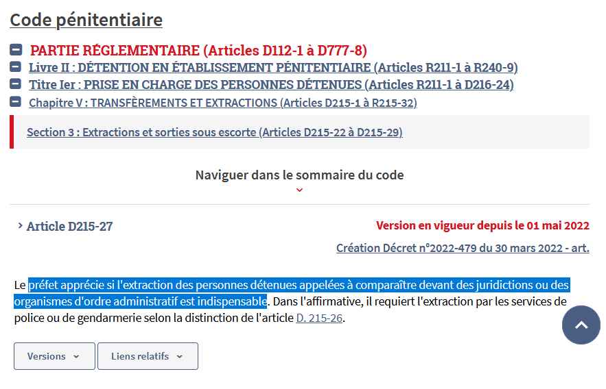 M_Quinquis's tweet photo. Aujourd'hui , un préfet a décidé seul que la comparution personnelle d'un détenu n'était pas "indispensable" à l'examen de son dossier par un juge administratif. Après 6 ans, 10 mois et 3 jours à l'isolement (!), nous discutions pourtant du maintien ou non de la mesure.. https://t.co/3SzR0adRp4
