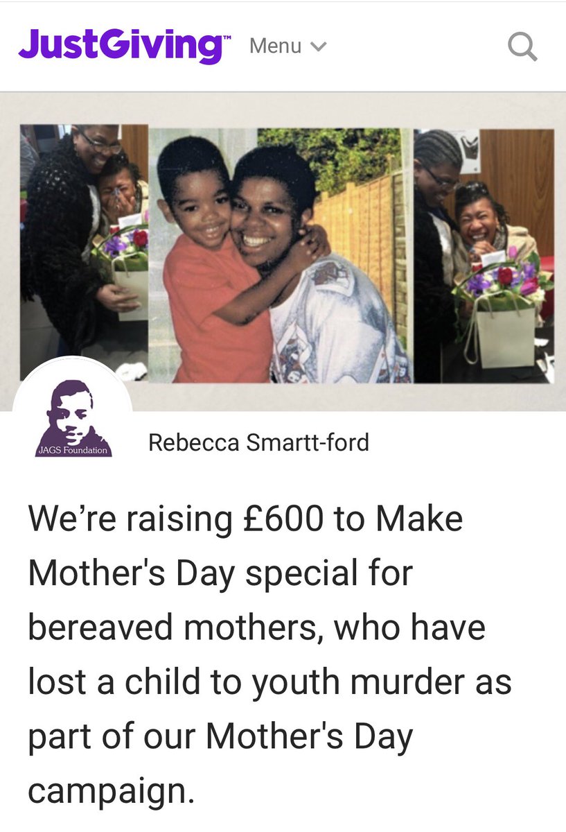 Let’s make Mother’s Day special again 🌸
As part of our Mother's Day Campaign, you can now nominate bereaved mothers who have lost a child caused by youth murder. We will surprise Mothers on Mother's Day with a floral bouquet! 

justgiving.com/crowdfunding/M…

#mothersday2024