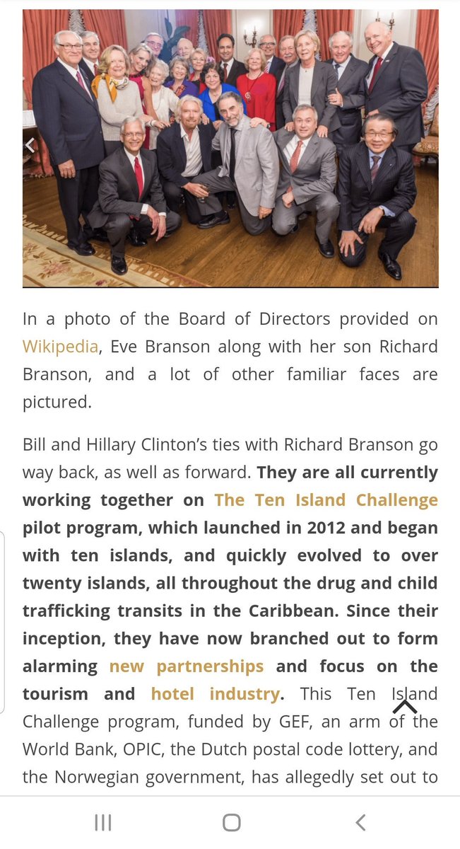 battleofever's tweet image. NCMEC has very dirty people at the top, Richard Branson's mother, Eve Branson started ICMEC, Hillary Clinton, etc.

All #ChildTrafficking charities lead to traffickers.