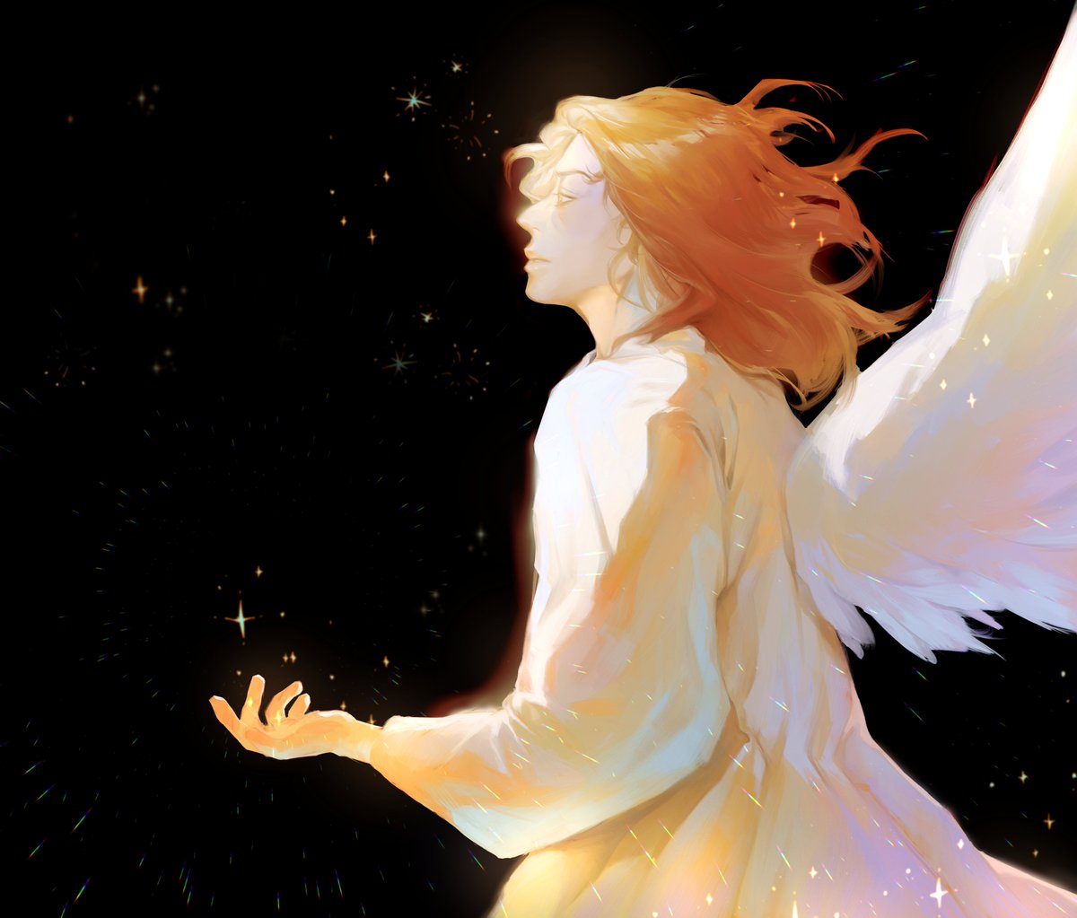 Ronron_ppluv's tweet image. #GoodOmens2 
천사 크롤리😇