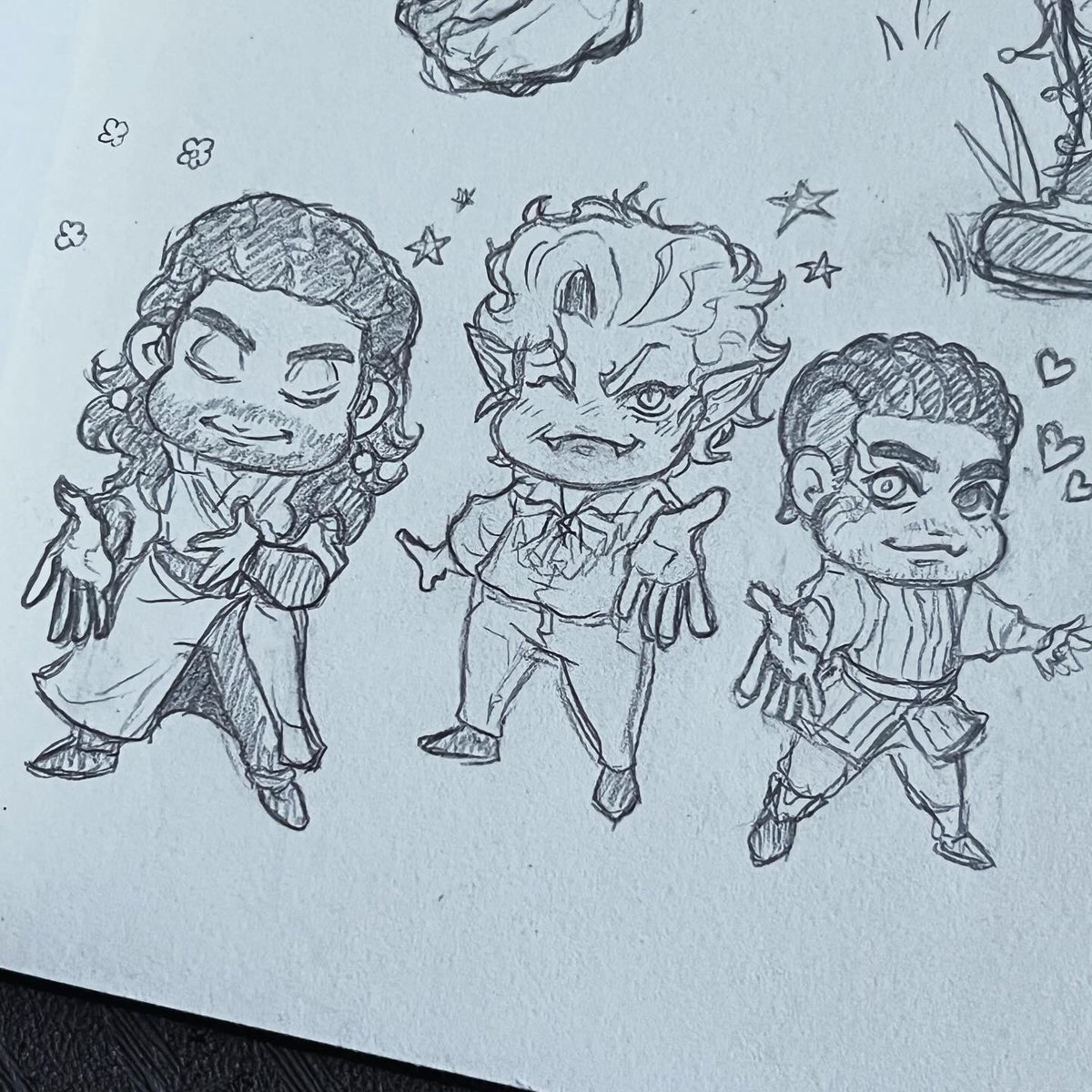 Sickfartz's tweet photo. BG3 sketch dump plus Tav #baldursgate3 #Astarion #karlach #GaleDekarios #WyllRavengard #Shadowheart #Laezel #Tav https://t.co/SAjhKm6oq3