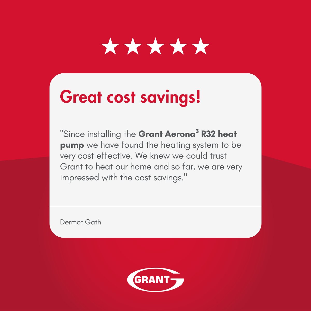 We love hearing feedback from customers about our home heating technologies💗

If you are considering installing a Grant Aerona³ R32 air source heat pump into your new build home, find out more here: bit.ly/3IPOvHW