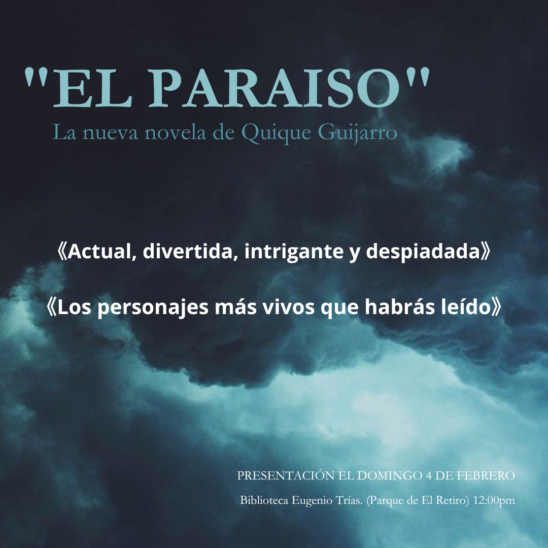 Comienza la cuenta atrás. Llega la nueva publicación de Quique Guijarro. ¡Déjate sorprender!