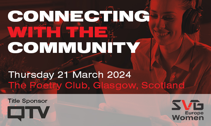 Registration is now open for the first in-person SVG Europe Women event of the year. 

SVG Europe Women Scotland – Connecting with the Community, in association with <a href="/QTV_media/">QTV</a>, will take place on Thursday 21 March at The Poetry Club in Glasgow. 

svgeurope.org/blog/headlines…