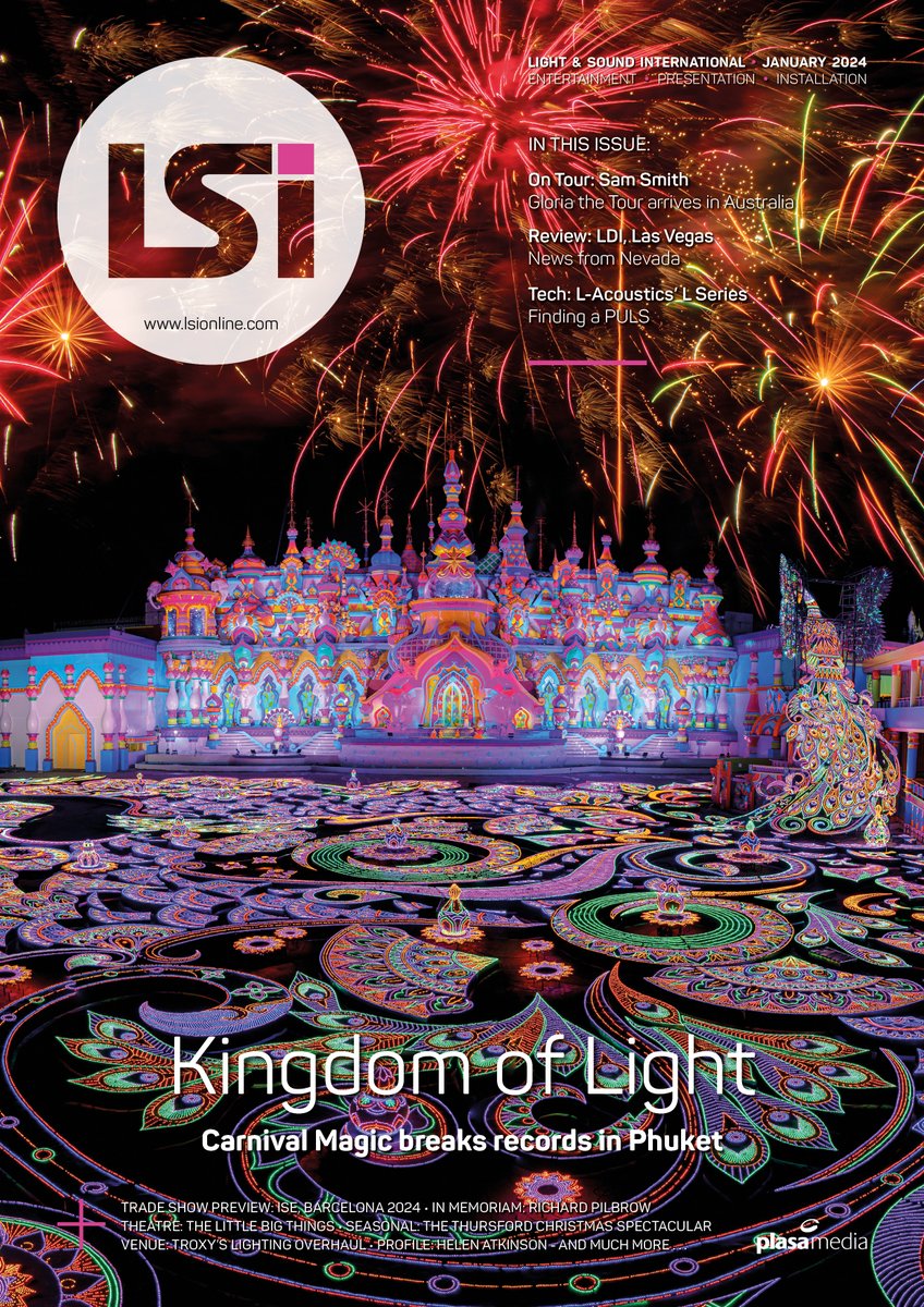 The January issue is OUT NOW, featuring Carnival Magic, @samsmith and lots more . . . Read FREE online: bit.ly/47UUMvO Including: 🔎 @ISE_Show 🌎 @LDITradeshow 🔊 @L_ACOUSTICS' new L Series progressive ultra-dense line array system 💡 Richard Pilbrow #eventprofs