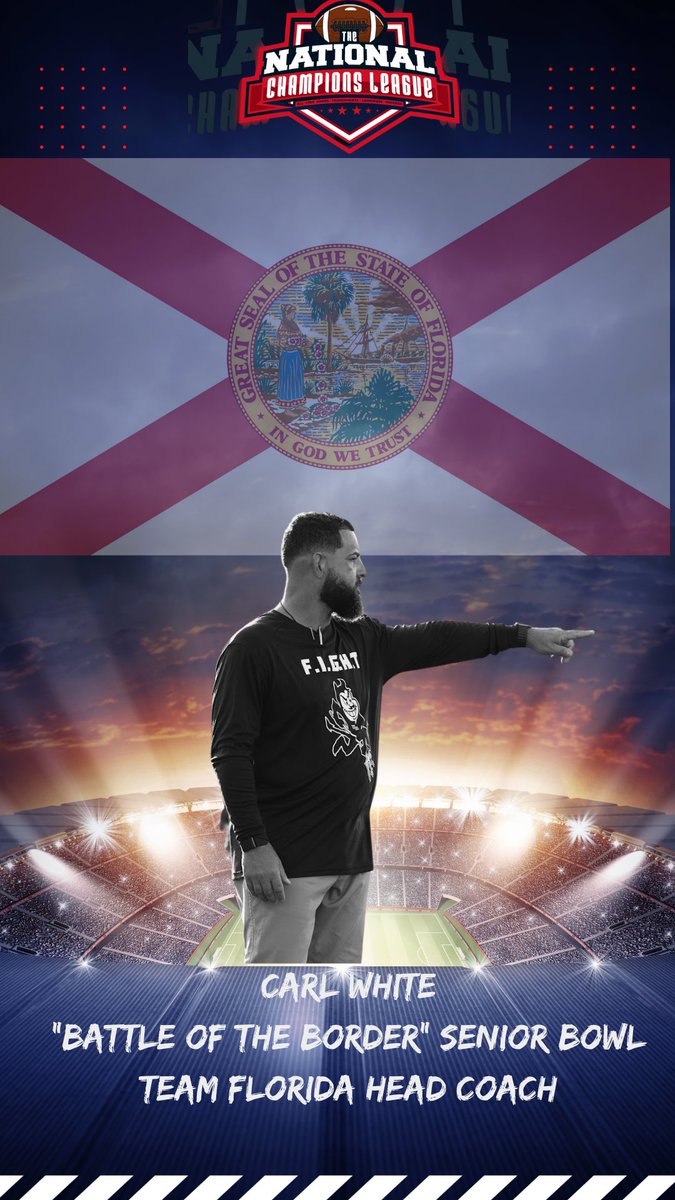 Chris Ace Griggs (@chrisgriggs9) on Twitter photo Proud To Announce Head Coach of
Team Florida, for the <a href="/TheNCLAA/">The National Champions League</a> Senior All Star Game at Clark Atlanta University February 1-4
Carl White <a href="/WHCoachWhite/">Carl White</a> Proud To Announce Head Coach of
Team Florida, for the <a href="/TheNCLAA/">The National Champions League</a> Senior All Star Game at Clark Atlanta University February 1-4
Carl White <a href="/WHCoachWhite/">Carl White</a>