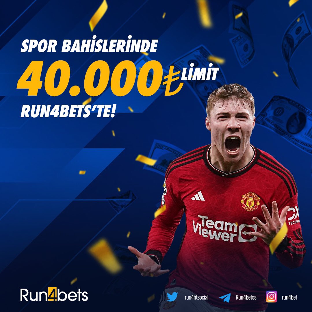 📈 Limitlere takılmadan devam et !

⚽️ Spor bahislerinde limit artık 40.000₺ 

💵 Kazanç kapısını açmaya hazır mısın !

📣 Üye ol ve yenilikler dünyasına sen de  katıl !

⚡️ cutt.ly/Run4Bets