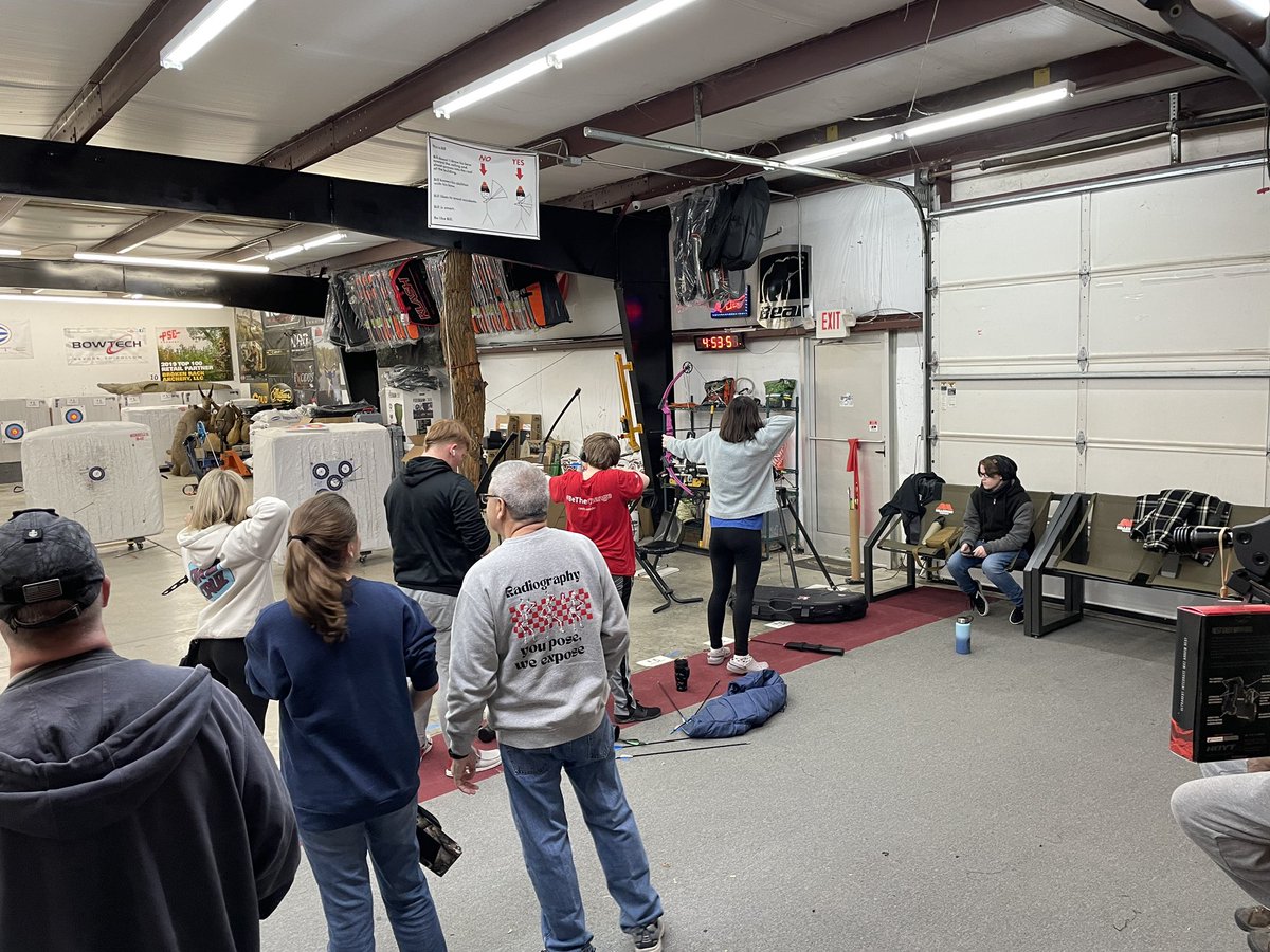 Great turnout at our first Archery club get together yesterday.  So excited to introduce these young people to the sport of archery!  #WolvesArcheryClub #WCHighSchool