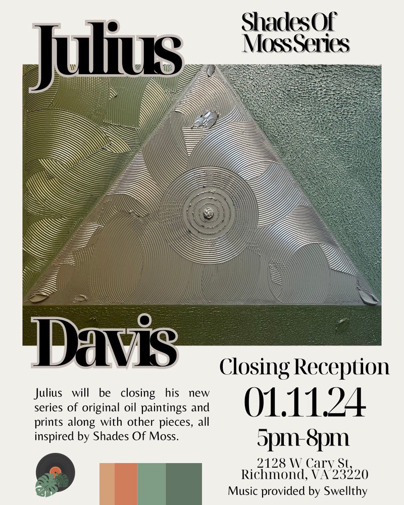 Today from 5-8pm I will be spinning nothing but instrumentals/beats at Shades of Moss Plant &amp; Design for the Final Reception of <a href="/Jew_Crosby/">JuPac Secure aka Jujitsu</a>'s Art Gallery. Refreshments will be provided by <a href="/NomadDeliCC/">Nomad Deli</a>! Pull up and catch a vibe!!!