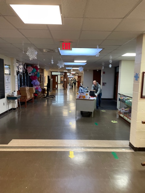 Do you ever wonder what the McCarthy staff does on a Saturday?  They help get classrooms ready for students to learn!