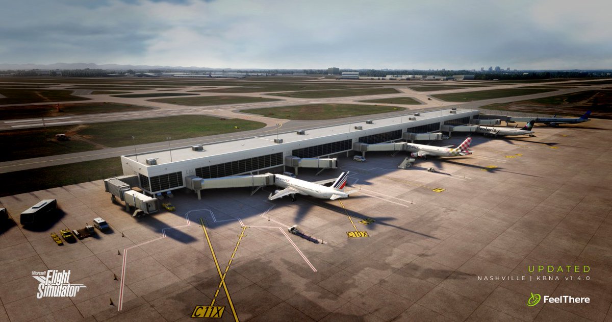 feelThere's tweet photo. UPDATED 👉 NASHVILLE 🇺🇸 KBNA l BNA v1.4.0 for Microsoft Flight Simulator ✈

Get it here 👉 https://t.co/xMwdnE50KY or through our Portal! by FeelThere https://t.co/8hC2Qh2cOJ

#feelthere #nashville #kbna #msfs #msfs2020 #aviation #flightsimulator #flightsimulation https://t.co/vCSLZf9Kcn