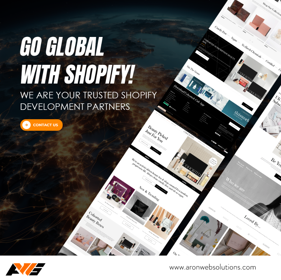 web_aron's tweet photo. Grow  your e-commerce game with Aron Web Solutions! 🚀 Unlock the power of Shopify with our expert development services. Seamless, stylish, and sales-driven. Your success, our mission! 💻🛍️ #ShopifyDevelopment #EcommerceExcellence https://t.co/24YIigaIqZ