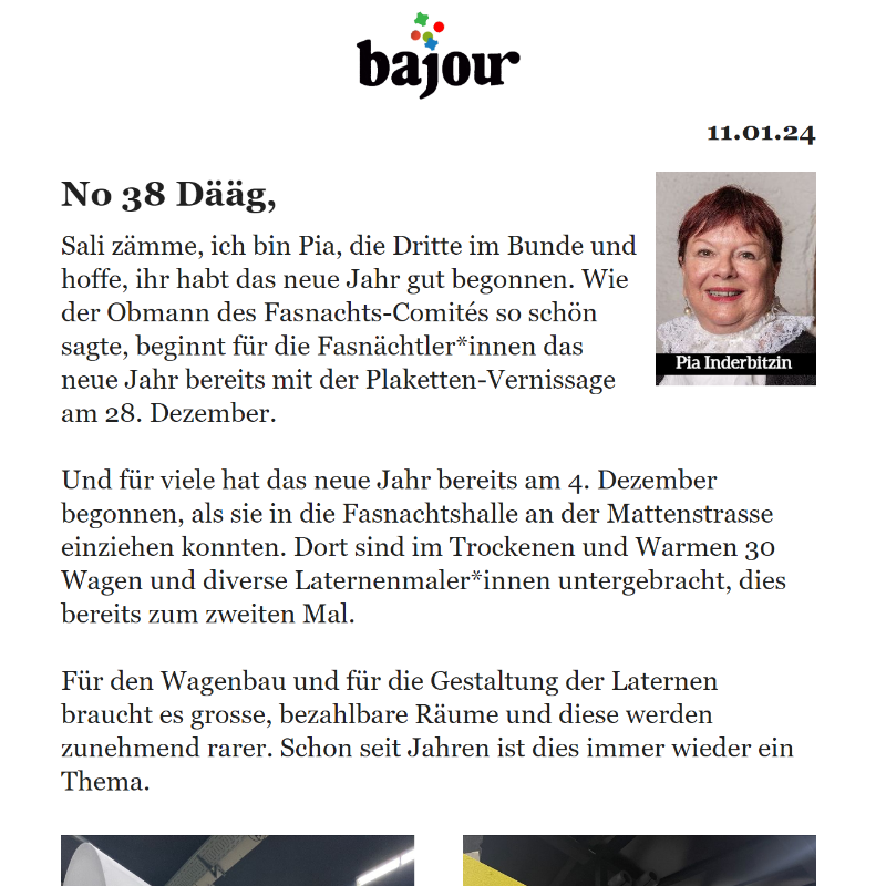 BajourBasel's tweet photo. In 38 Tagen ist Morgestraich, Zeit für unser Rundum-Sorglos-Paket zur Basler #Fasnacht. Ex-Comité-Obfrau Pia Inderbitzin bringt dich auf den neusten Stand - hier liest du ihr "Fasnachts-Briefing" ⤵️ (oder gleich abonnieren? https://t.co/pDX0k9ktPZ)